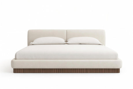 Rhythm Fabric Upholstered Bed Frame