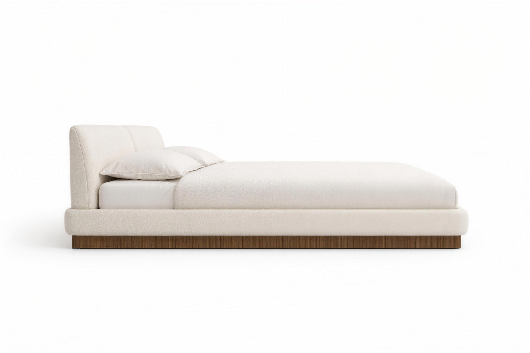 Rhythm Fabric Upholstered Bed Frame