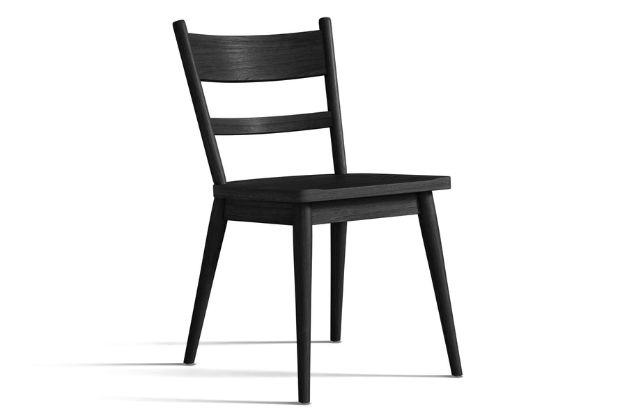Valencia Rocco Wood Dining Chair, Black (Set of 2)