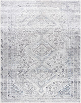 Barny Gray Denim Washable Rug - Clearance