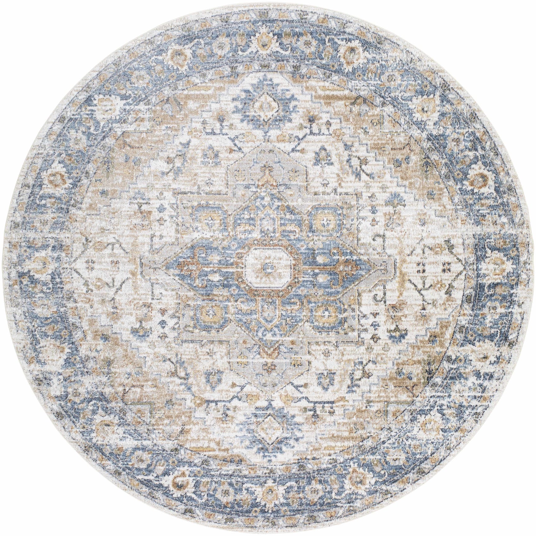 Ezri Cream Washable Area Rug