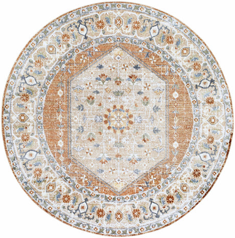 Gael Rust Boutique Washable Rug - Clearance