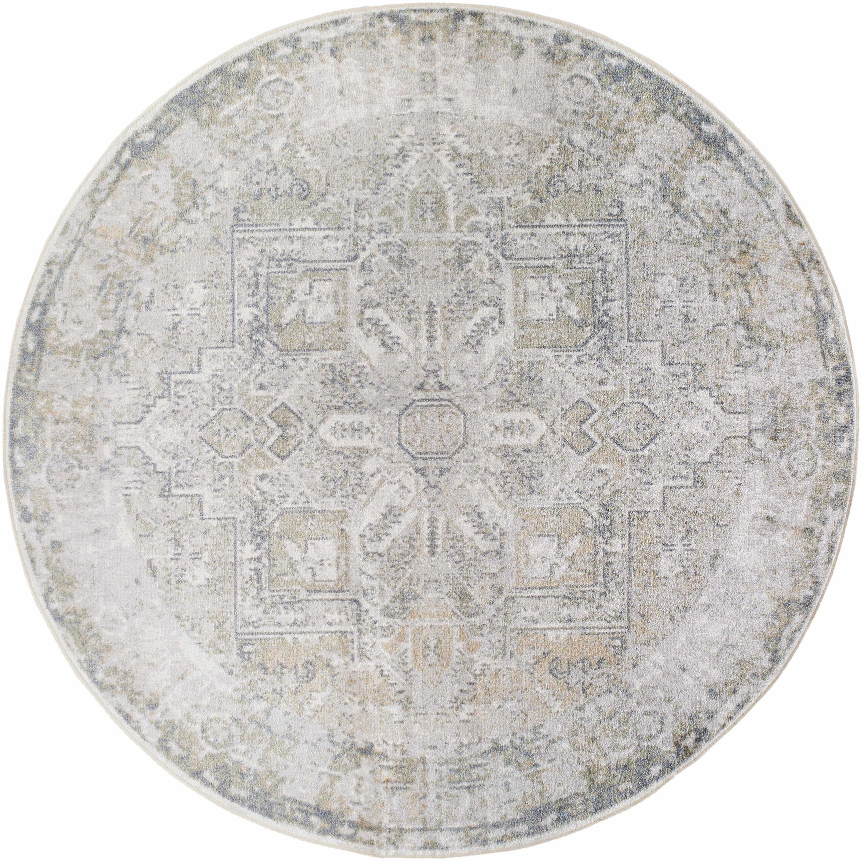 Hera Olive Boutique Washable Rug
