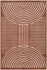 Deron Brown Washable Area Rug