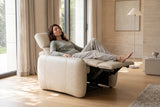 Savona Leather Cuddler Recliner Sofa | Italian Nappa 11000 Top-Grain Leather | Power Headrests | Zero-Gravity Recline
