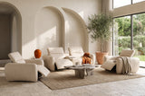 Savona Leather Cuddler Recliner Sofa | Italian Nappa 11000 Top-Grain Leather | Power Headrests | Zero-Gravity Recline