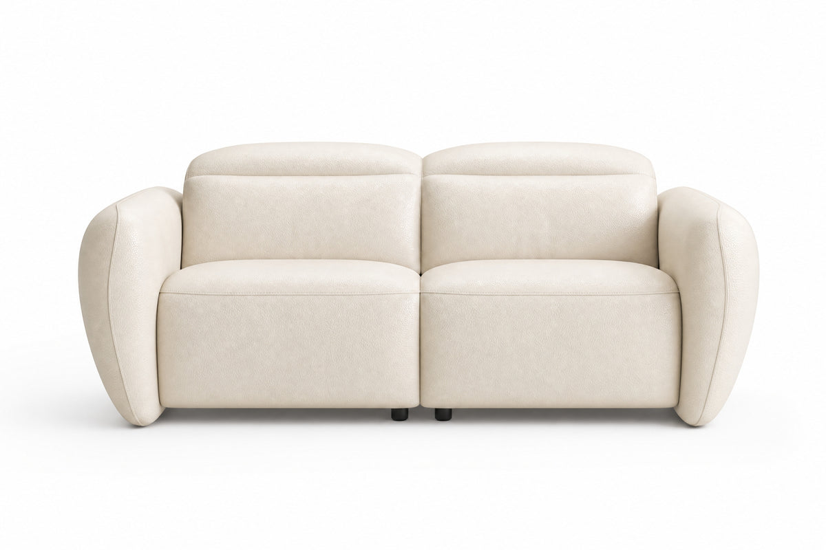 Savona Leather Cuddler Recliner Sofa | Italian Nappa 11000 Top-Grain Leather | Power Headrests | Zero-Gravity Recline