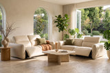 Savona Leather Cuddler Recliner Sofa | Italian Nappa 11000 Top-Grain Leather | Power Headrests | Zero-Gravity Recline