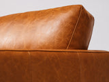 Serena Distressed Leather Sectional Sofa
