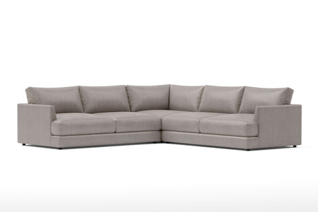 Serena Leather Corner Sectional Sofa