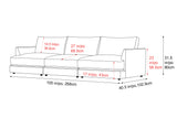 Serena Leather Sofa