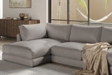 Serena Leather Sectional Sofa