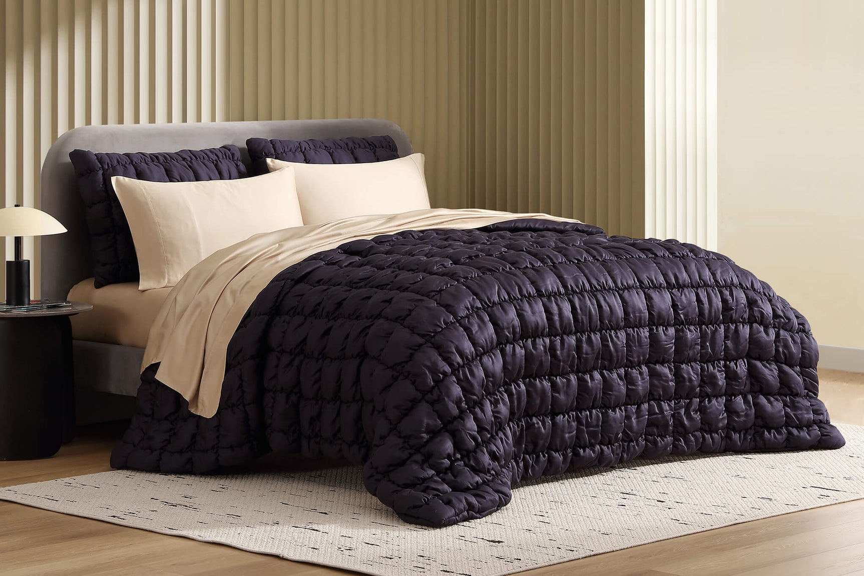 Silky Lyocell Puff Comforter