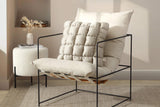 Silky Lyocell Puff Throw Pillow
