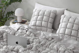 Silky Lyocell Puff Throw Pillow