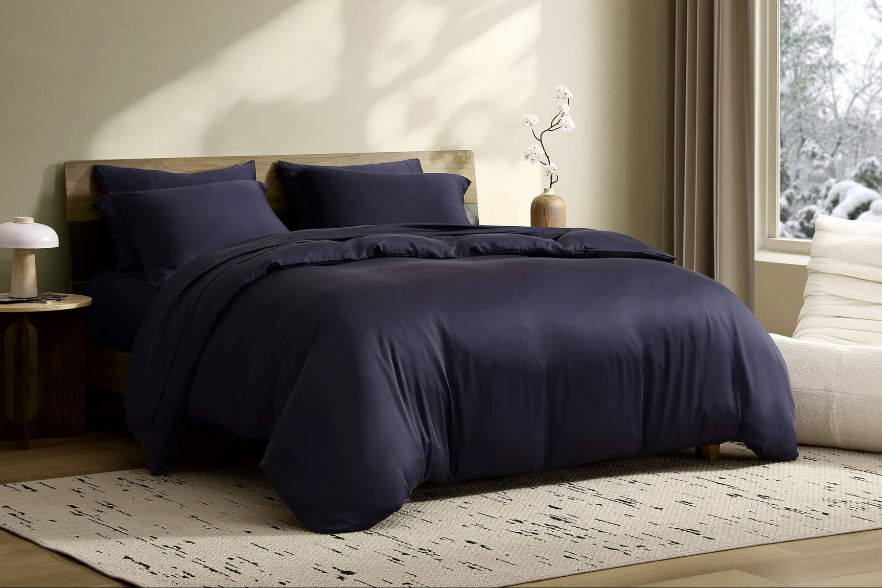 Silky Lyocell Sham Set