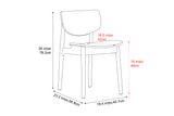 Simone Wood Dining Chair (Set of 2)