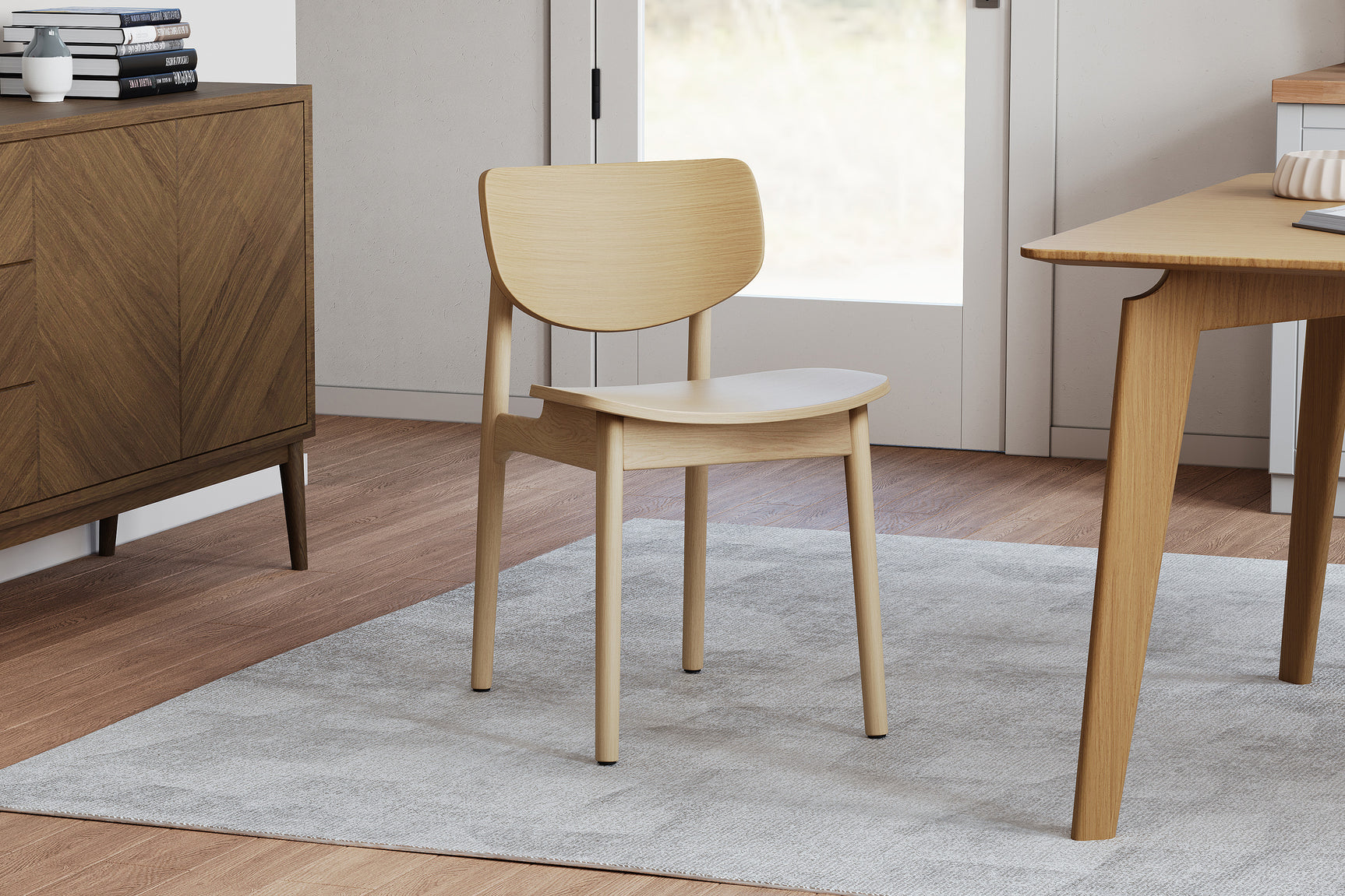 Simone Wood Dining Chair (Set of 2)