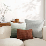 Snug Striped Euro Pillow