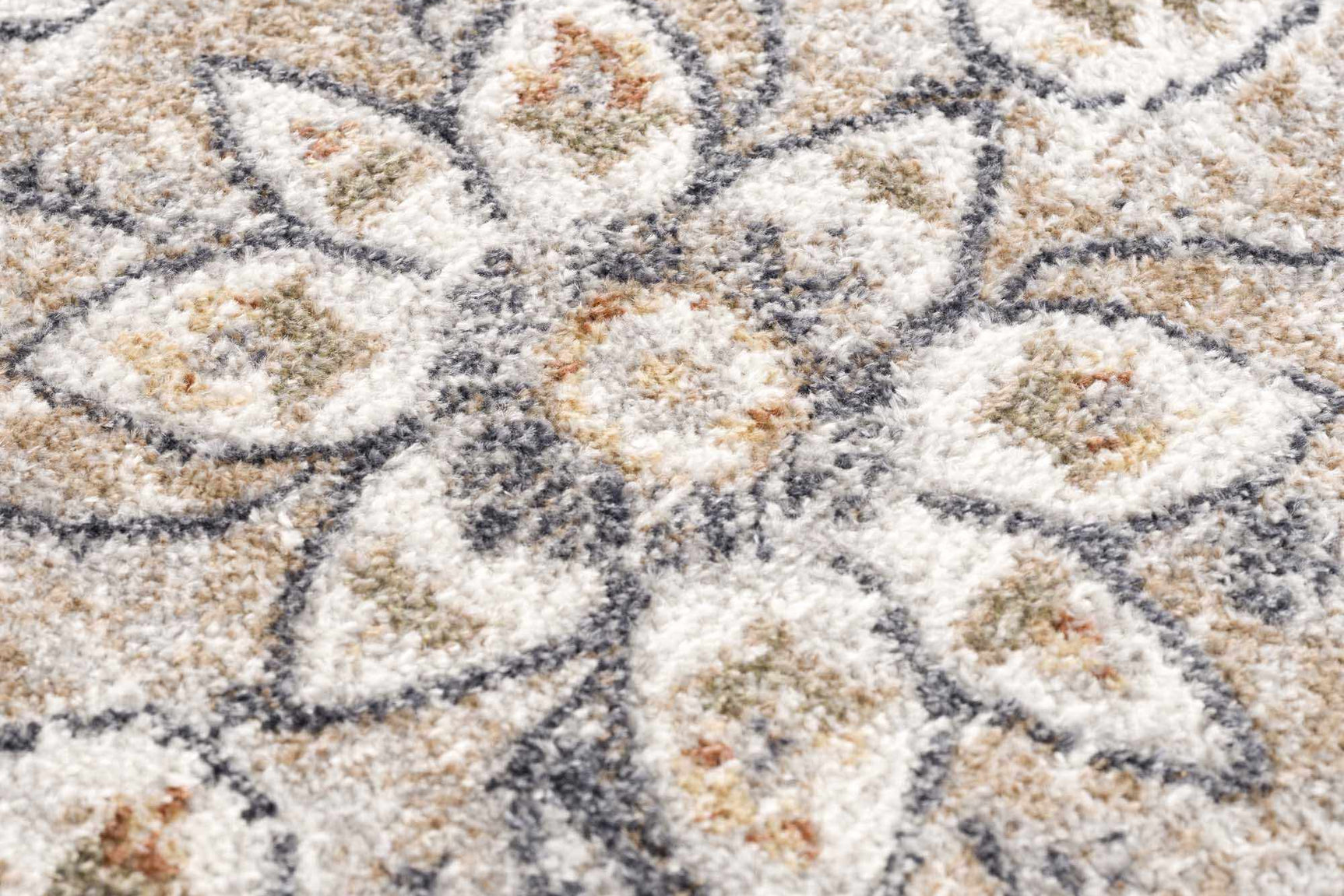 Hiti Cream Flat Pile Washable Rug