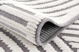 Deron Gray Rainbow Washable Rug
