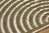 Deron Khaki Washable Area Rug