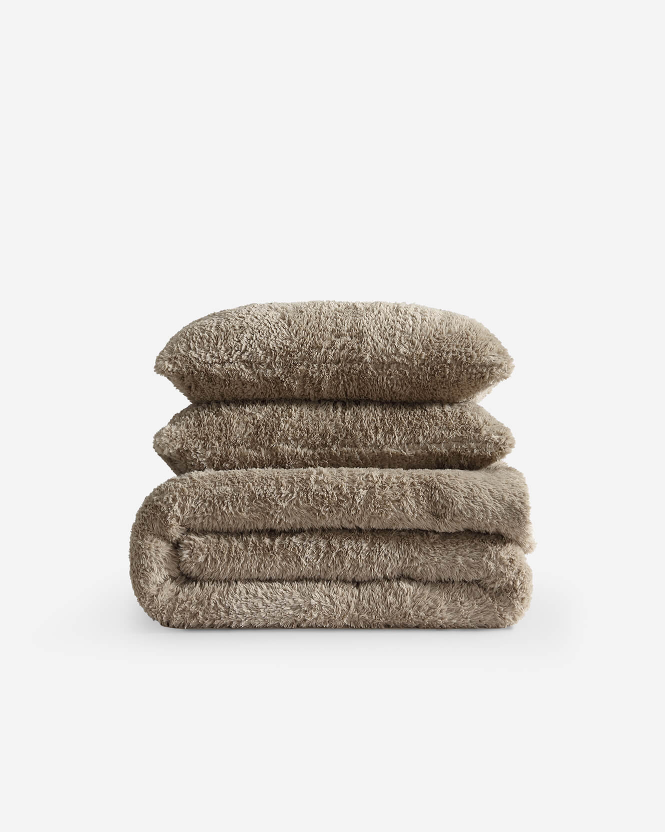 Breathable Faux Fur Comforter Bundle