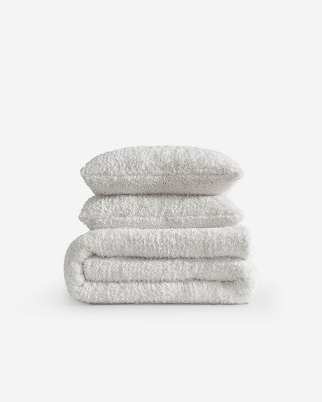 Breathable Faux Fur Comforter Bundle