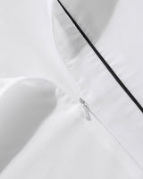 Bamboo Viscose Luxe Duvet Cover with Piping