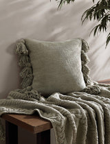 Pom Pom Throw Pillow