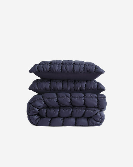 Silky Lyocell Puff Comforter Bundle