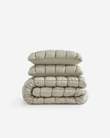 Silky Lyocell Puff Comforter Bundle