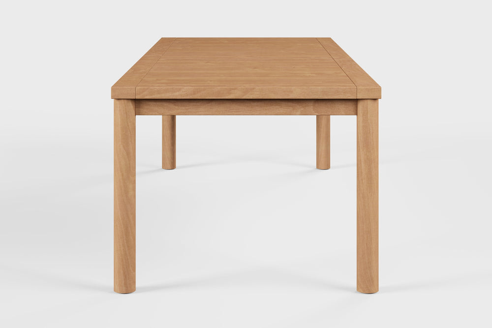 Valencia Sunniva Teak 108" Outdoor Dining Table, Oak Detailed drawing