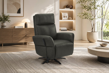 Valencia Tarno Leather Swivel Reclining Massage Chair