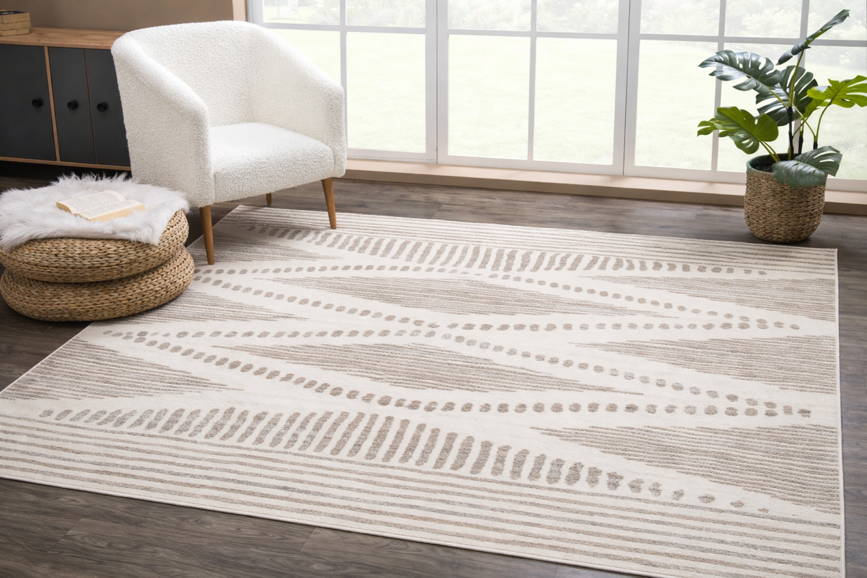 Tigrisis Beige 2328 Area Rug - Clearance