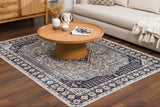 Cabacungan Cream & Gray Washable Area Rug - Clearance
