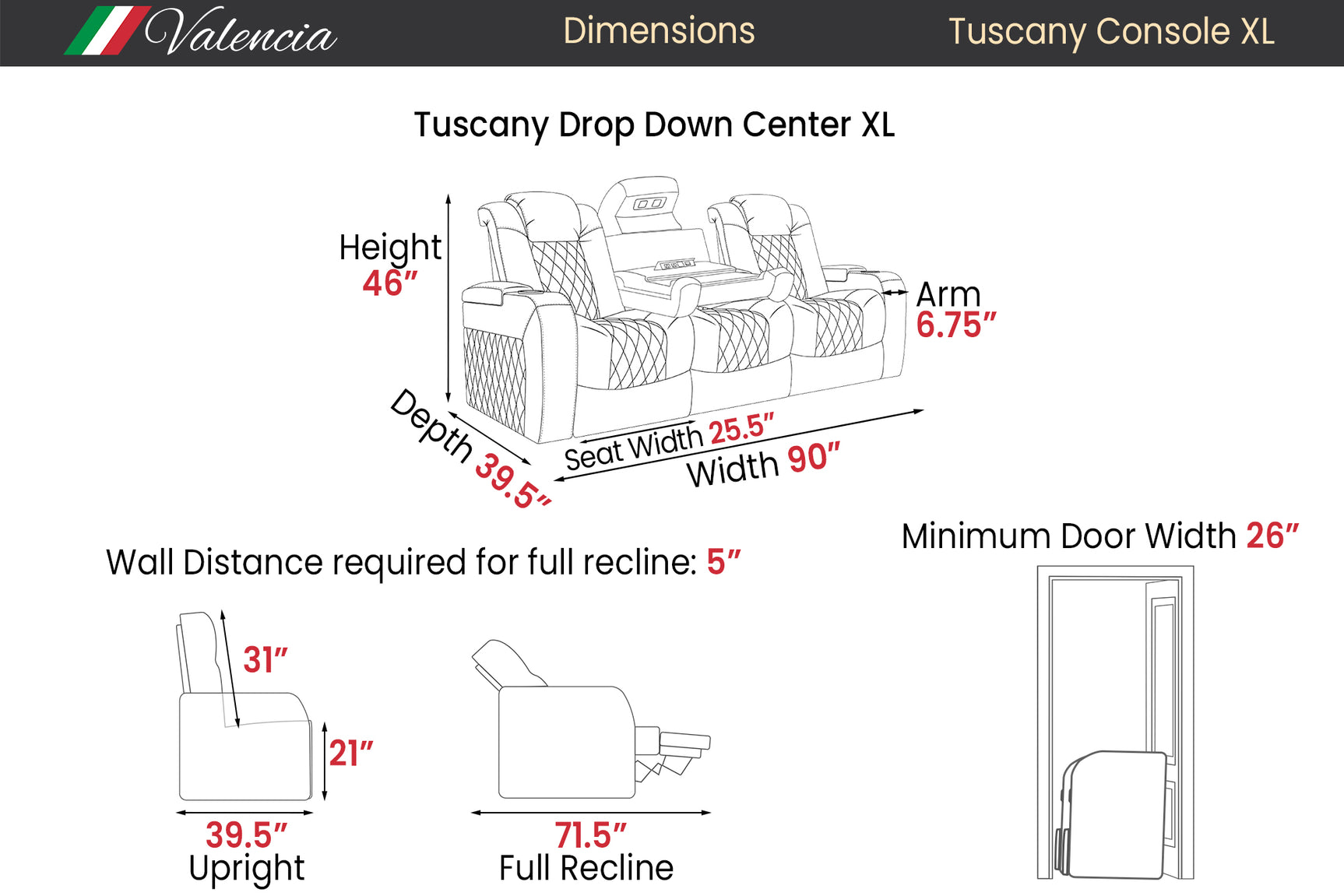 Tuscany XL Luxury Console