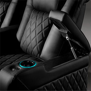 Tuscany Luxury hidden armrest storage detail