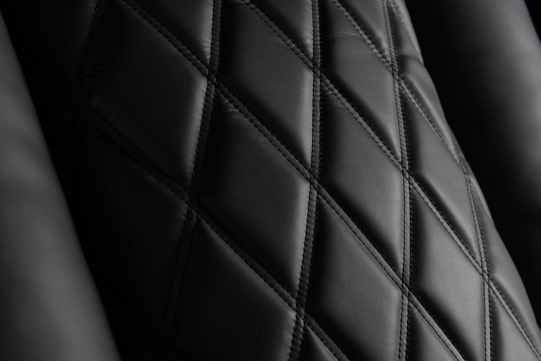 Valencia 2025 New Tuscany Luxury Leather Home Theater Seating Row of 4, Onyx