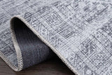 Barny Gray Blue Washable Rug - Clearance