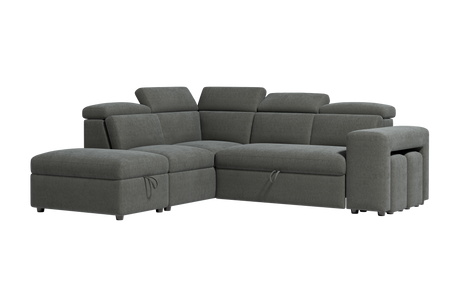 Finn Fabric Sectional Sofa Bed