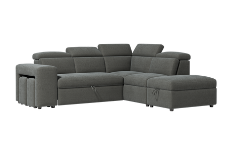 Finn Fabric Sectional Sofa Bed