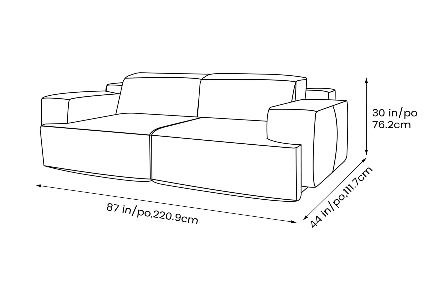 Valentina Leather Recliner Sofa