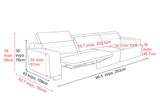 Valentina Leather Recliner Sofa