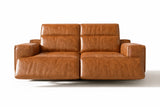 Valentina Distressed Leather Recliner Sofa