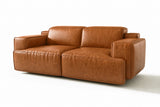 Valentina Distressed Leather Recliner Sofa