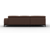 Valletta Leather Corner Sectional Sofa