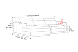Vela Leather Sectional Sofa