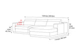 Vela Leather Sectional Sofa