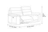 Vivian Leather Recliner Sofa